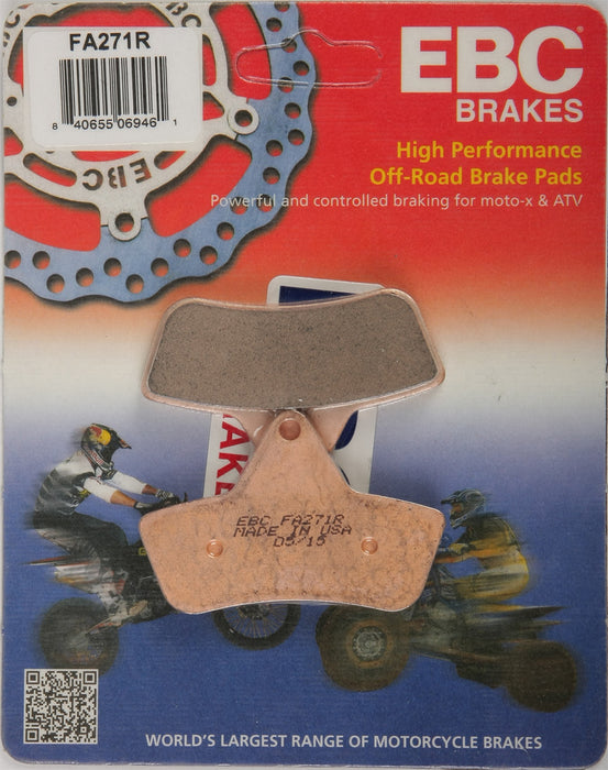EBC 99-04 Arctic Cat ATV 250 2x4 Utility Front Left/Right Sintered HH Brake Pads FA271R