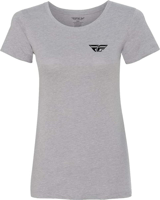 Fly Racing 356-0086S Women's Fly Pulse Tee Grey Sm