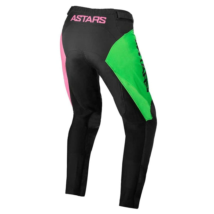 Alpinestars Youth Racer Compass Pants Blk/Grn Neon/Pink Fluo Sz 28 482-975828