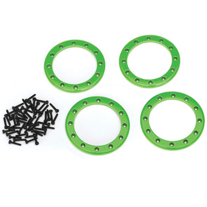 Traxxas 8168G 2.2" Aluminum Bead lock Rings Green