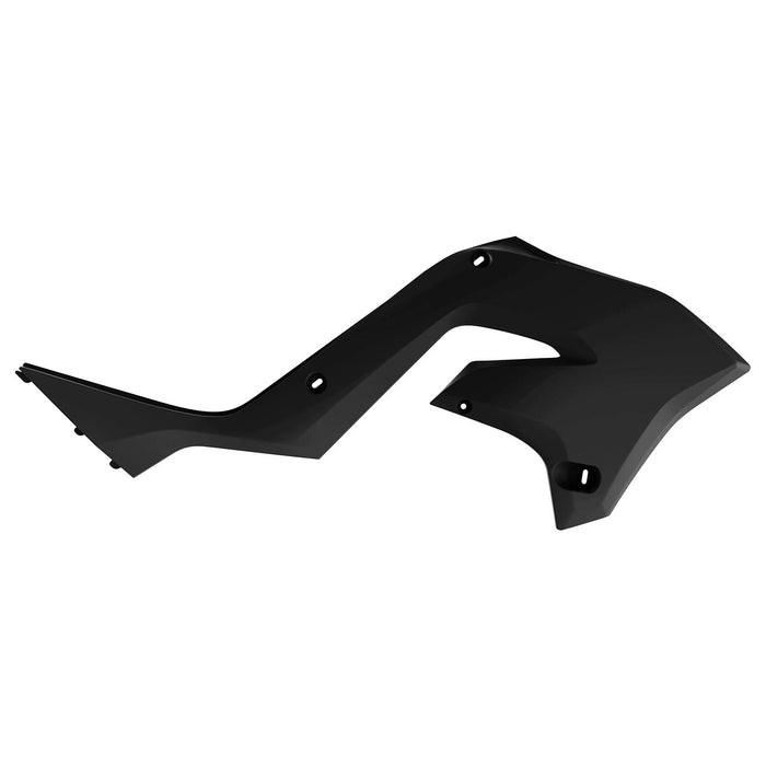 8425800002 Polisport Radiator Scoops Restyling Black Kaw