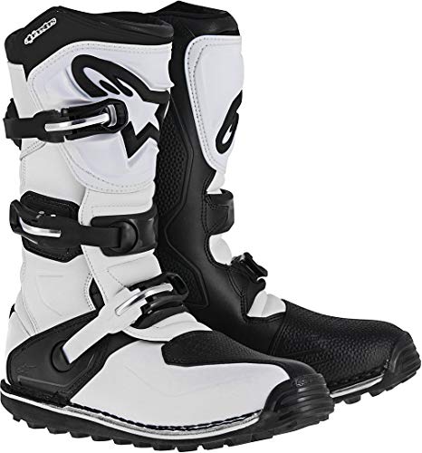 Alpinestars Unisex-Adult Tech-T Boots (White/Black, Size 5)