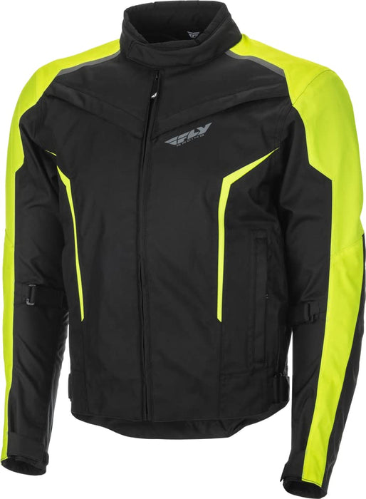 Fly Racing Launch Jacket (Black/Hi-Vis, Medium)