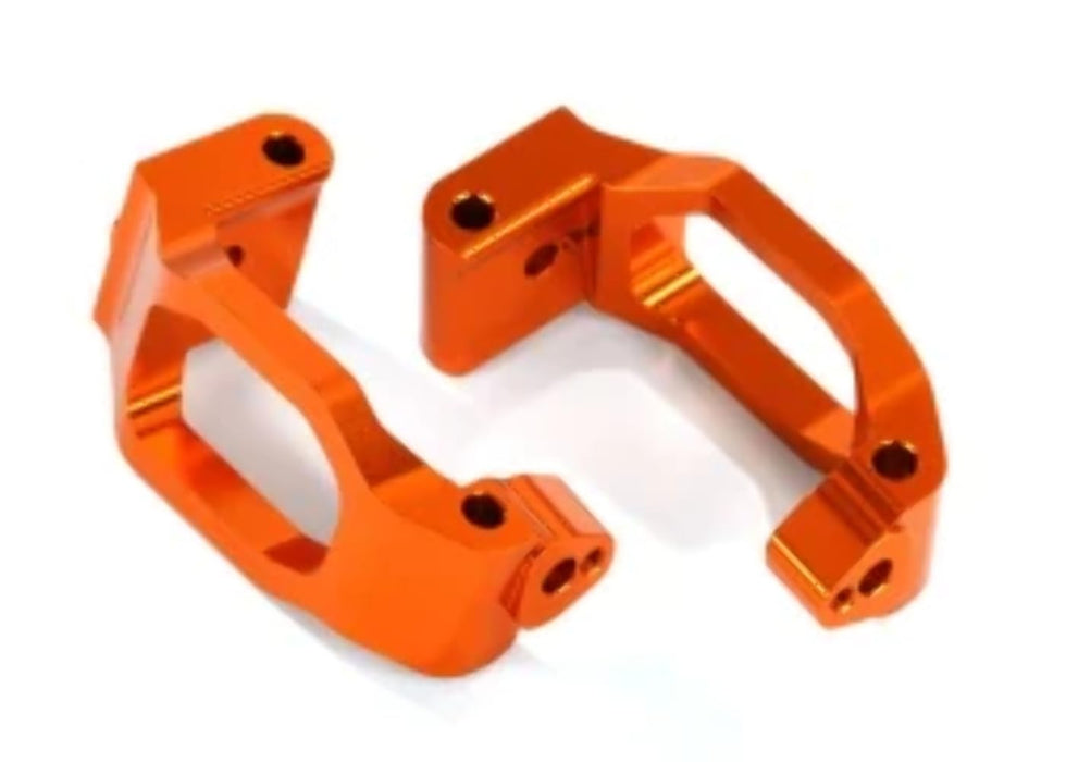 Traxxas 8932A Caster Blocks 6061-T6 Aluminum (Orange-Anodized) Left & Right