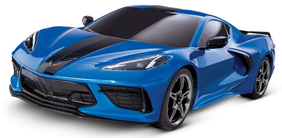 Traxxas 93054-4-Blue Chevrolet Corvette Stingray: 1/10 Scale Awd Supercar TRA930544BLUE