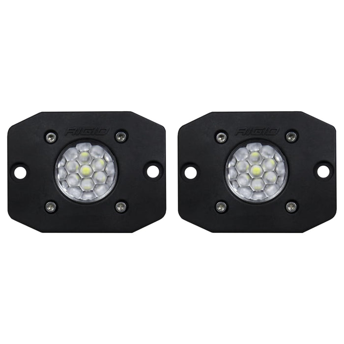 RIGID INDUSTRIES Ignite Backup Kit Black Flood Flush Mount: Mounting Accessories For Offroad Use