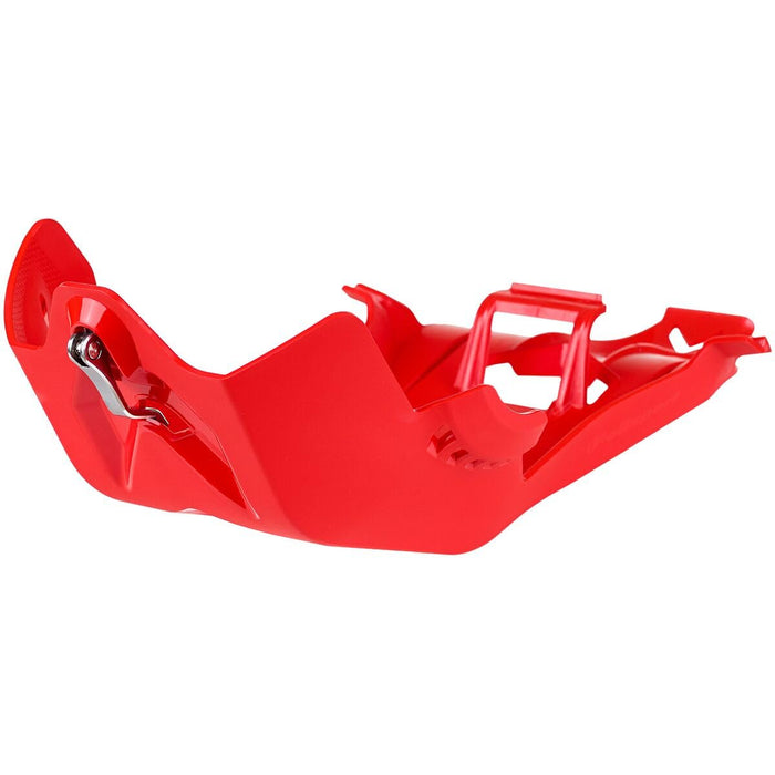 Polisport Fortress Skid Plate W/Link Protector Red 8475400002