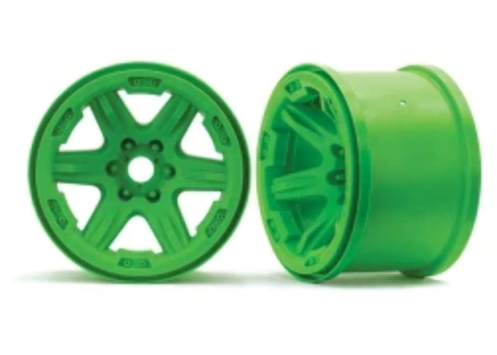 Traxxas 8671 3.8" Wheels Green