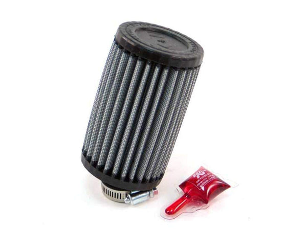 K&N Universal Clamp-On Air Filter: High Performance, Premium, Washable, Replacement Engine Filter: Flange Diameter: 1.25 In, Filter Height: 5 In, Flange Length: 0.75 In, Shape: Round, Ru-0110 RU-0110