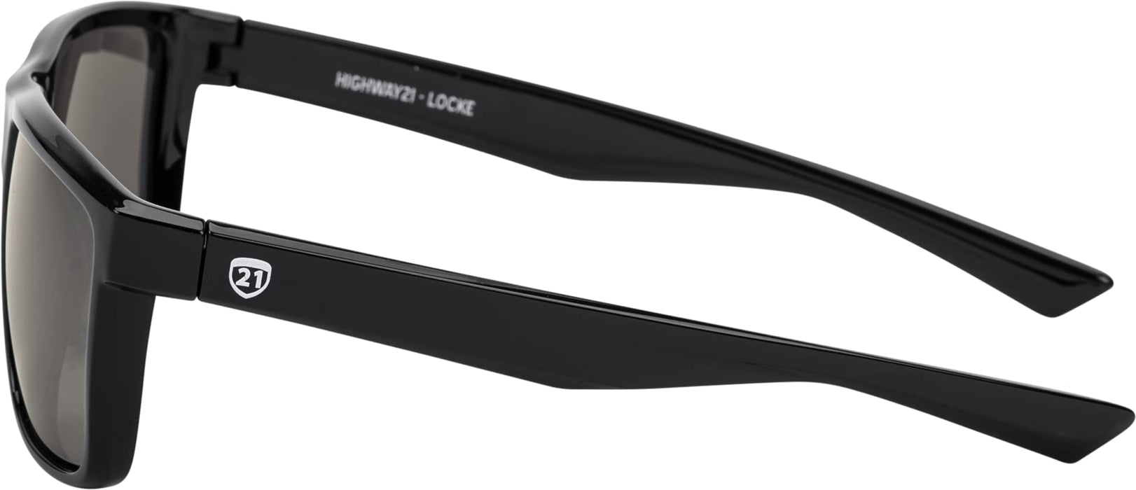 Highway 21 Locke Sunglasses Black Oleophobic Hydrophobic Coating