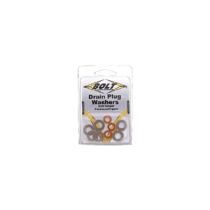 Bolt MC Hardware DPWM8.15-50 M8x15mm Drain Plug Aluminum Crush Washer, 50 Pack