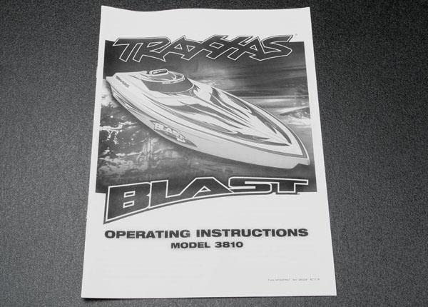 Traxxas TRA3899X Owner's Manual Blast