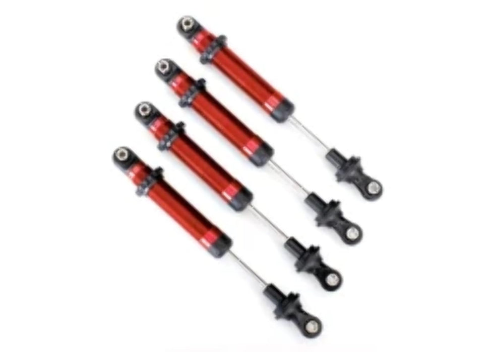 Traxxas TRA8160R Shocks GTS aluminum (red-anodized) (assembled without springs) (4)