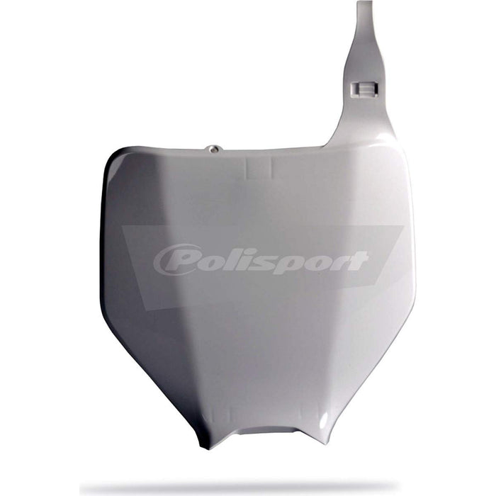 Polisport Front Number Plate White - Fits: Kawasaki KX125 2003-2005