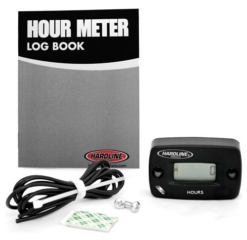 Hardline Products HR-8063-2 Hour Meter,Black