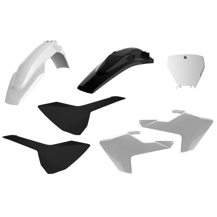 Polisport Complete Replica Plastic Kit White/Black