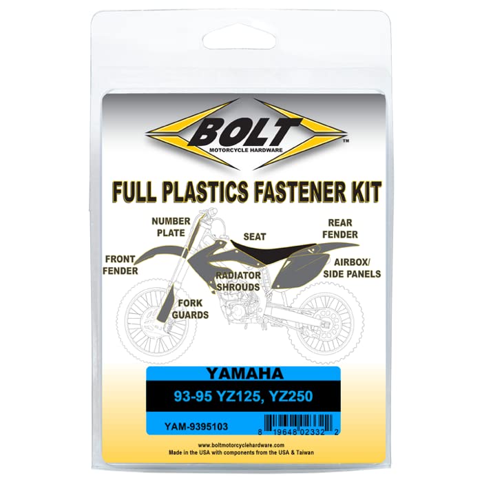 Bolt MC Hardware YAM-9395103 Yamaha Body Work Fastener Kit