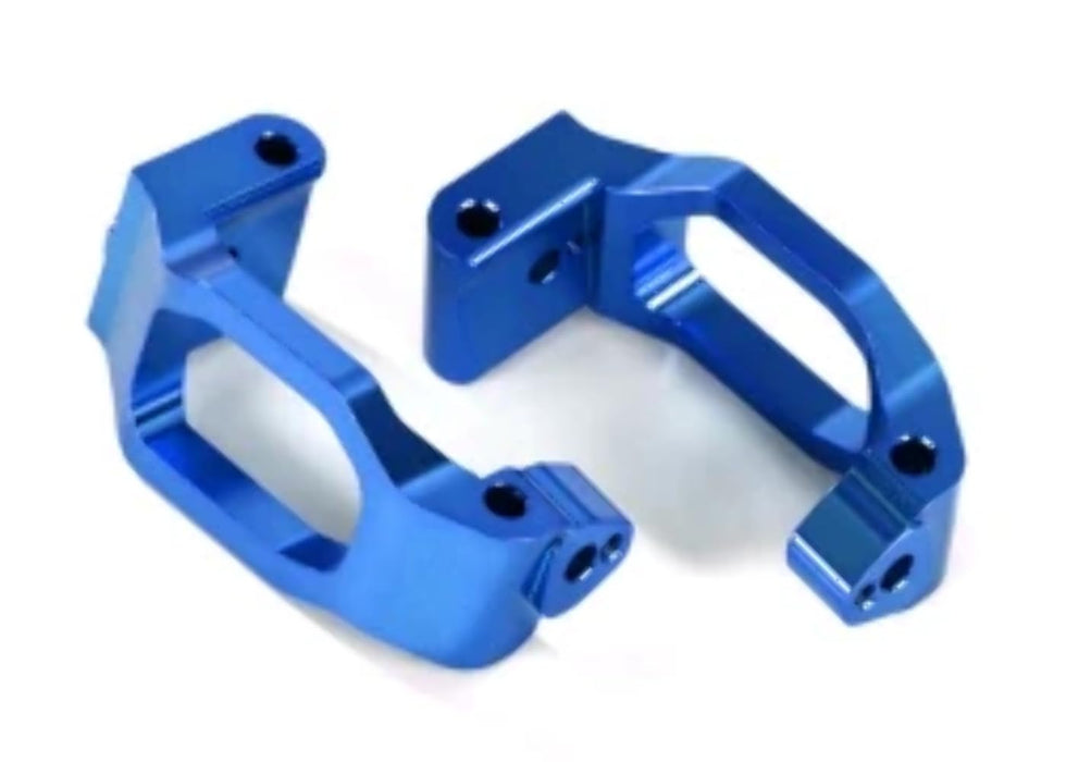 Traxxas 8932X Caster Blocks 6061-T6 Alum (Blue-Anodized) Left & Right