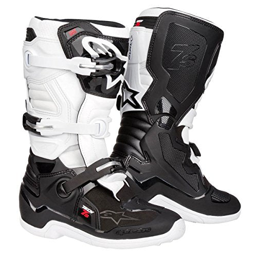 Alpinestars Youth Tech 7S Motocross Boot, Black/White, 5