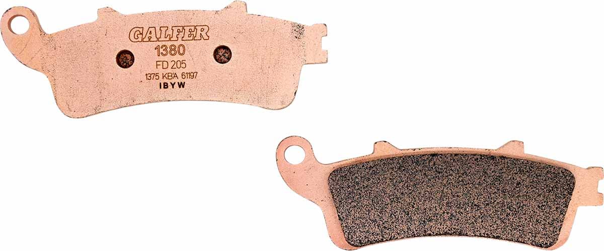 02-04 HONDA VTX1800C: Galfer G1380 HH Brake Pads (GREY)