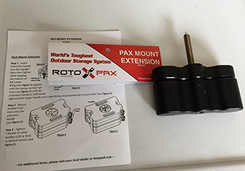 RotopaX RX-EXT Pack Mount Extension,Black, 4