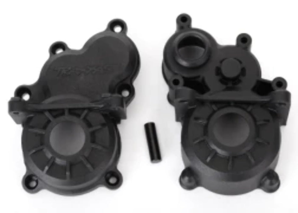 Traxxas 8691 Gearbox Halves Black