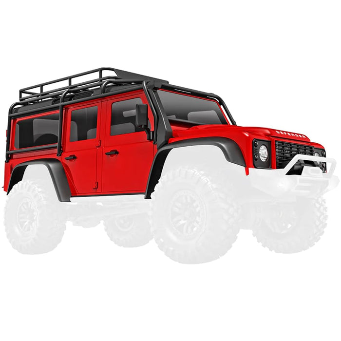 Body TRX-4M Defender Complete Red: 9712-Red