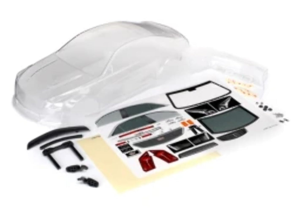 Traxxas TRA8391 Body Cadillac CTS-V (Clear Requires Painting)/ Decal Sheet