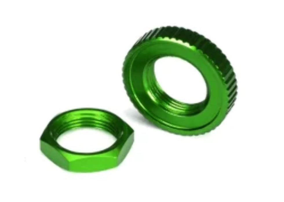 Traxxas 8345G Green-Anodized Aluminum Servo Saver Nuts