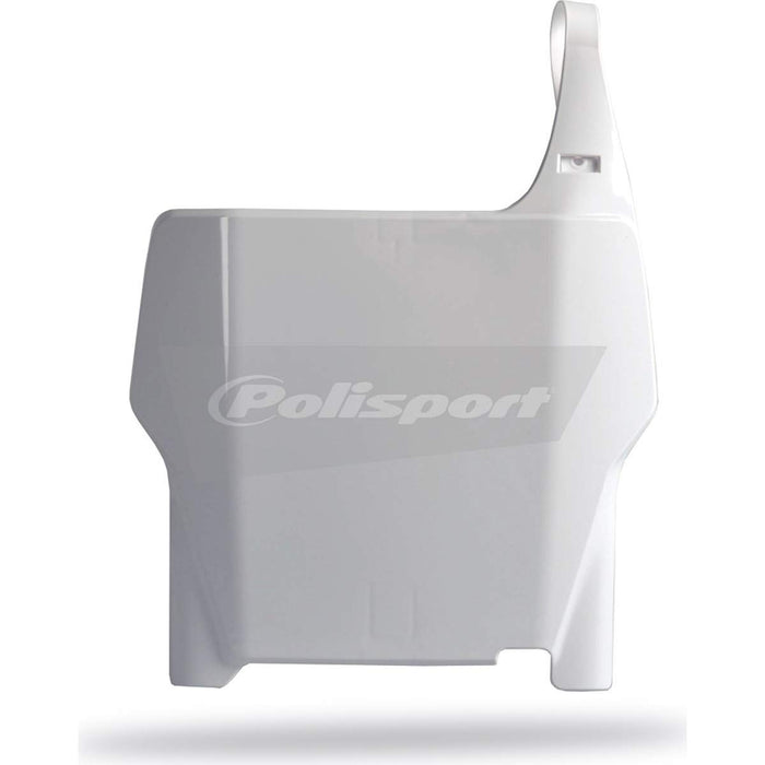 Polisport Front Number Plate White - Fits: Honda CR125R 2004-2007