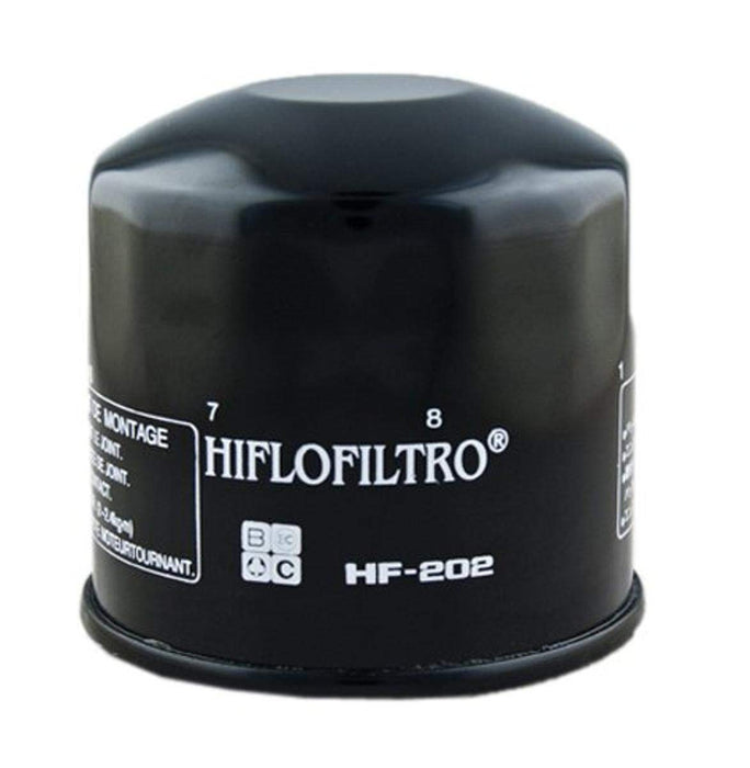 Hiflofiltro HF202 Premium Oil Filter, Black