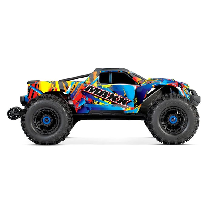 TRAXXAS Maxx Wide Colourful 1:10 RC Model Car Monster Truck 4WD RtR 2.4GHz