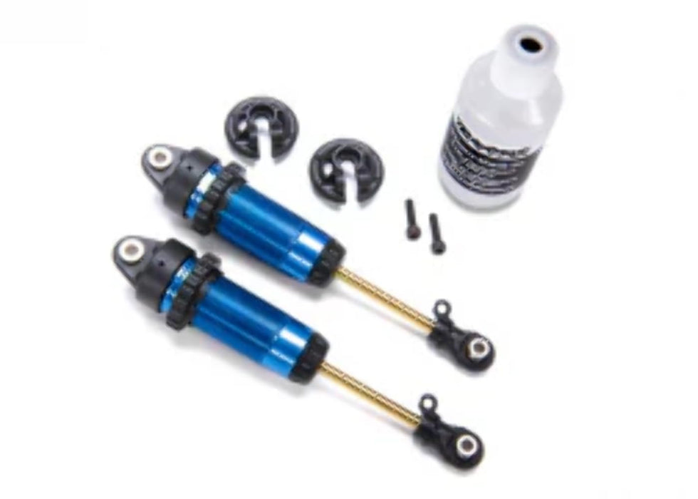 Traxxas TRA7462 Shocks GTR xx-Long Blue-Anodized PTFE-Coated Bodies with TiN shafts (2)