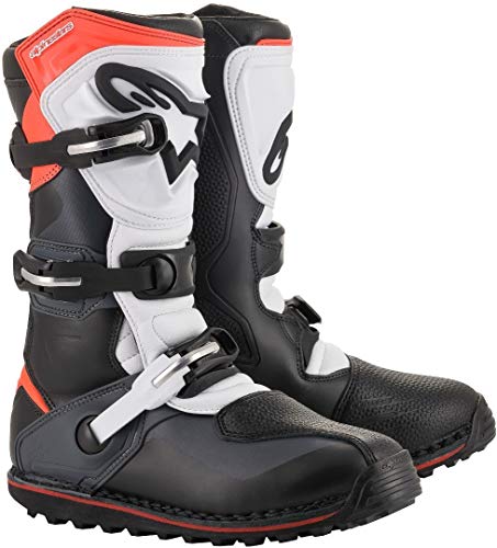 Alpinestars Unisex-Adult Tech-T Boots (White/Black, Size 5)