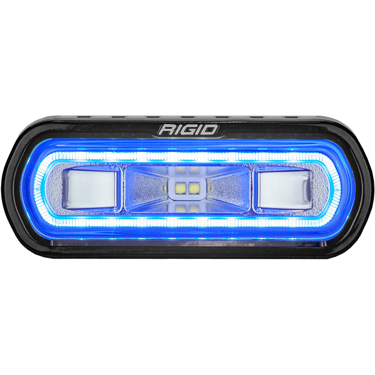 RIGID Sr-L Series Marine Spreader Pod, 2 Wire, Surface Mount, Black W/Blue Halo 52101