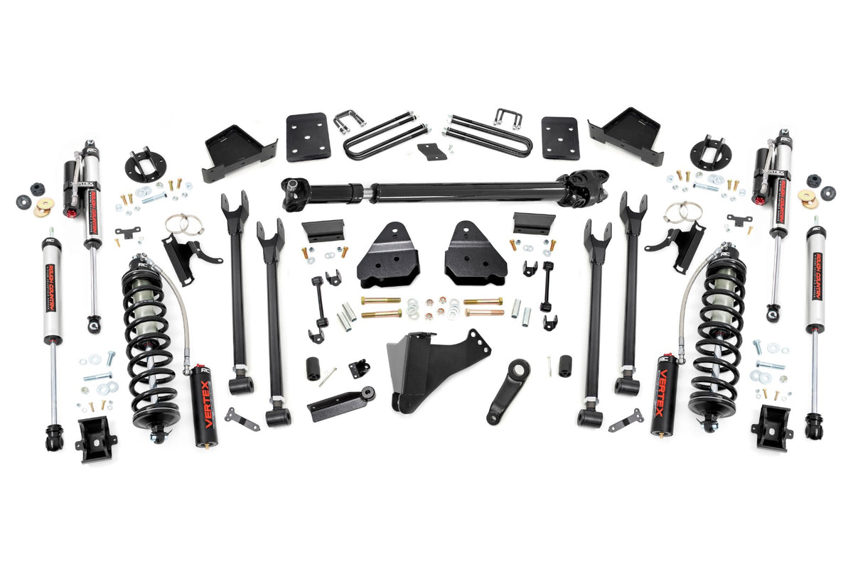 Rough Country 6 Inch Lift Kit 4-Link No Ovld D/S C/O Vertex Fits Ford Super Duty (17-22) 52659