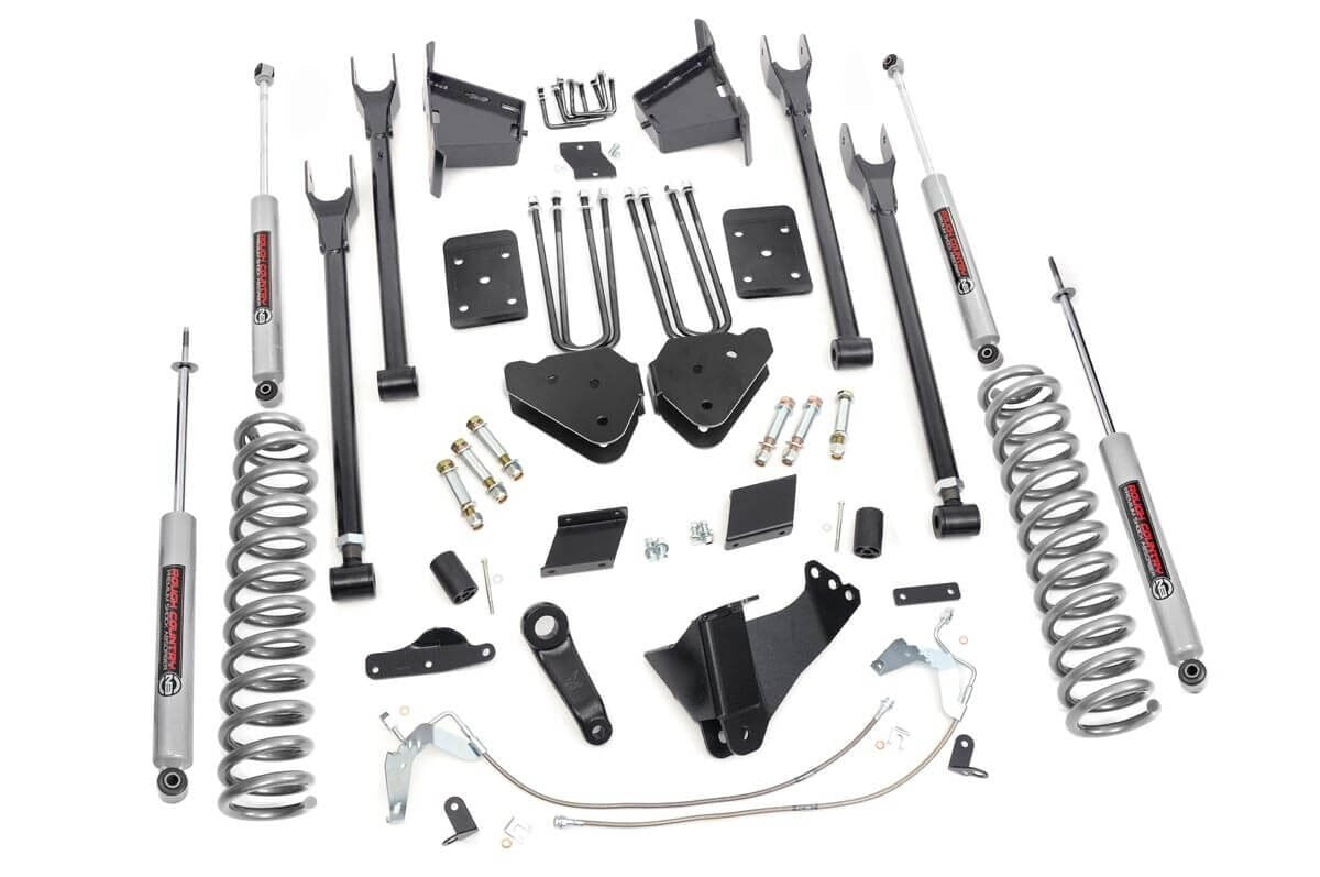 Rough Country 6 Inch Lift Kit4-Link No Ovld Fits Ford F-250 Super Duty (15-16) 527.20