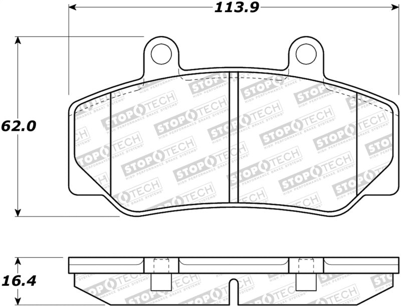 StopTech Street Brake Pads 308.0492