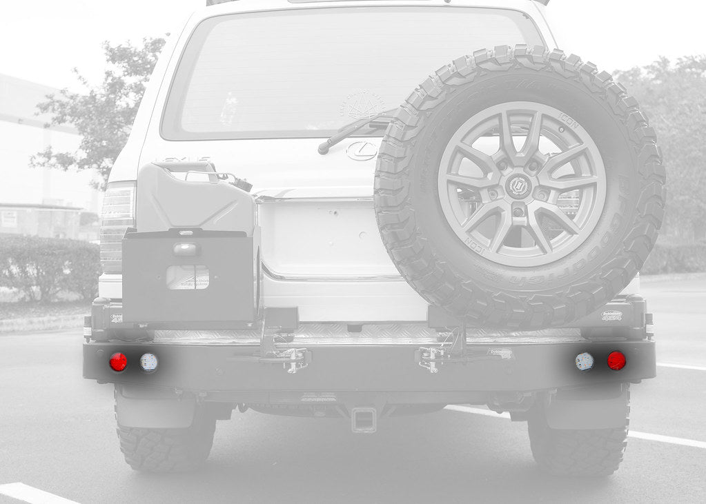 Dobinsons 4 Led Light Kit for Rear Bumper (2 Red & 2 Clear) - MCCLGHTKT