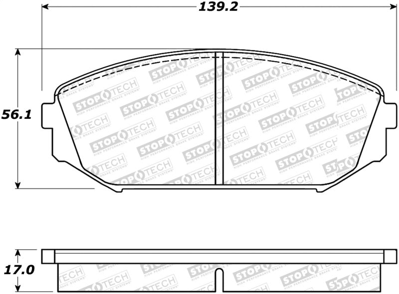 StopTech Street Select Brake Pads 305.0793