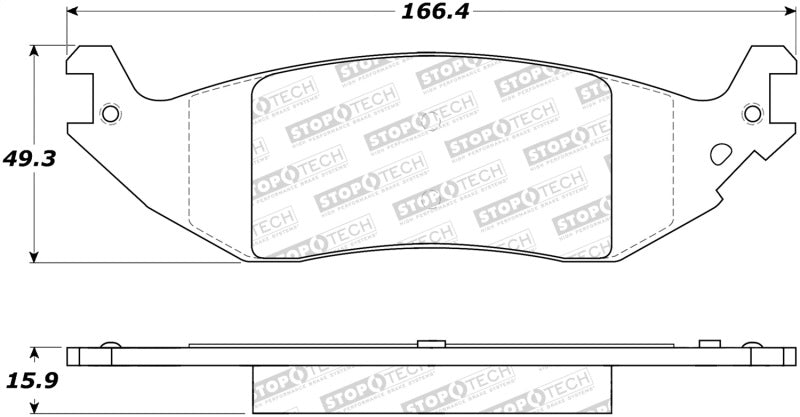 StopTech Street Brake Pads 308.1046