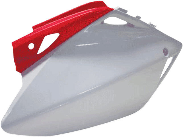 Acerbis Side Panel Set (White/Red) for 06-09 Honda CRF250R