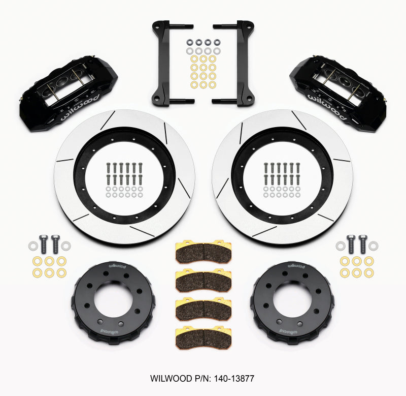 Wilwood TX6R Front Kit 16.00in Black 1999-2010 GM H2 Truck/SUV 2500 140-13877