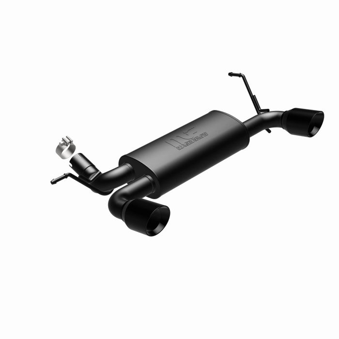 MagnaFlow 07-17 compatible with Jeep Wrangler JK 3.8/3.6L Dual Split Rear Exit Black Axle-Back Exhaust 15160