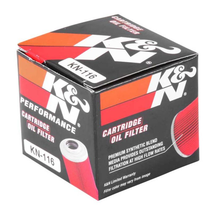 K&N Motorcycle Oil Filter: High Performance, Premium, Designed to be used with Synthetic or Conventional Oils: Fits Select Honda Vehicles, KN-116