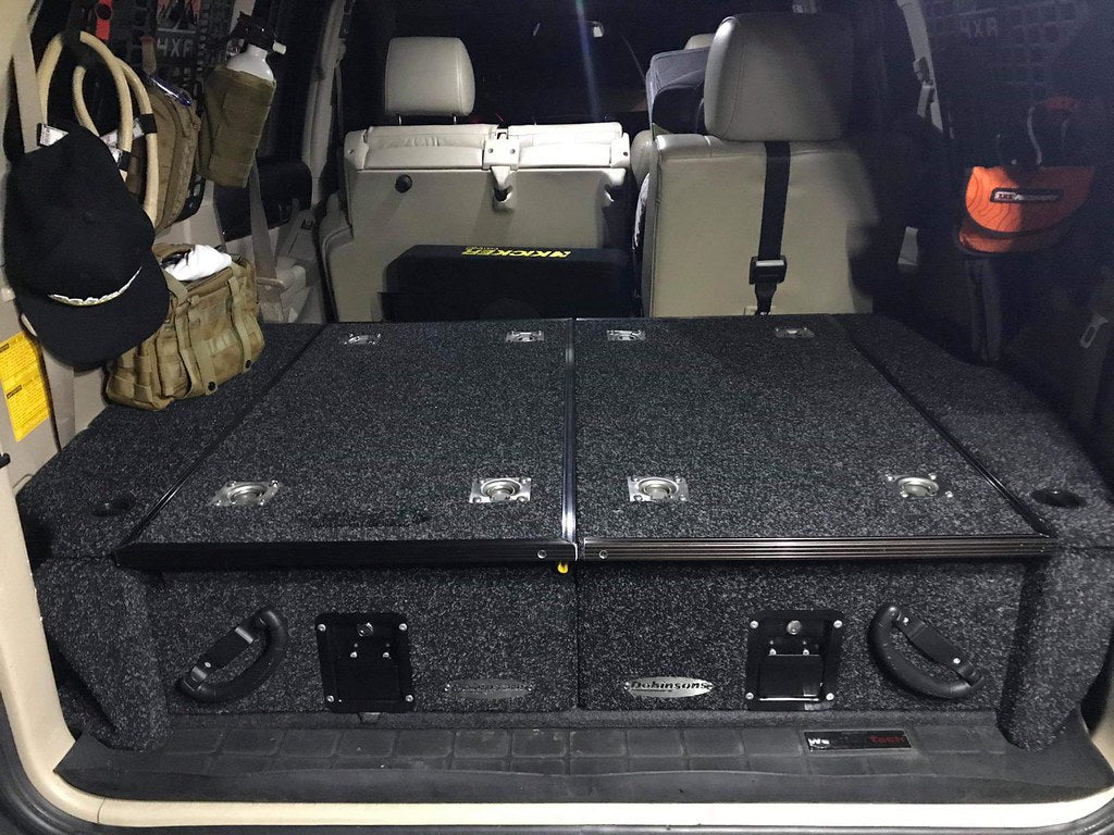 Dobinsons Dual Roller Rear Drawer System Fits Toyota 4th Gen 4runner Without Rear A/C with Fridge Slide - RDKIT4R4
