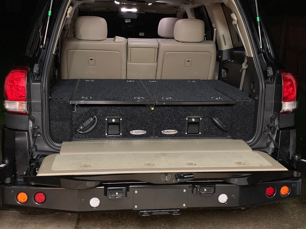 Dobinsons Rear Dual Roller Drawer System Fits Toyota Land Cruiser 200 Series 2008-2019 with Fridge Slide - RDKITLC200