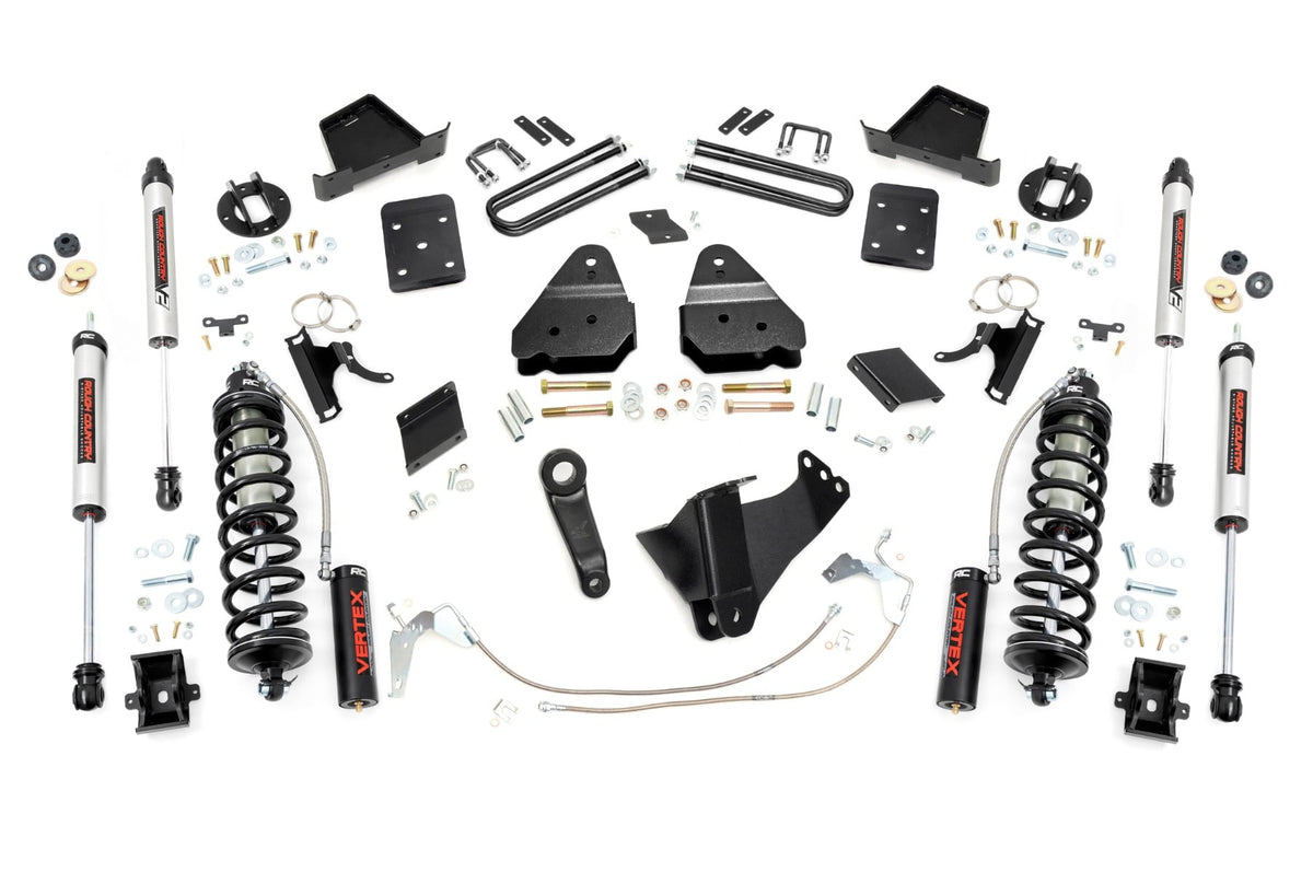 Rough Country 6 Inch Lift Kit Diesel Ovld C/O V2 Fits Ford F-250 Super Duty (11-14) 56458