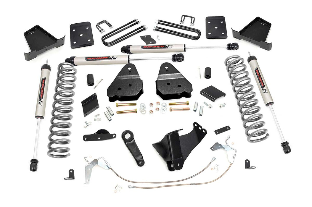 Rough Country 6 Inch Lift Kit Diesel Ovld V2 Ford F-250 Super Duty (11-14) 56470