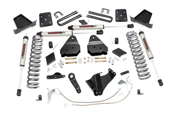 Rough Country 6 Inch Lift Kit Gas No Ovld V2 Fits Ford F-250 Super Duty (11-14) 53370